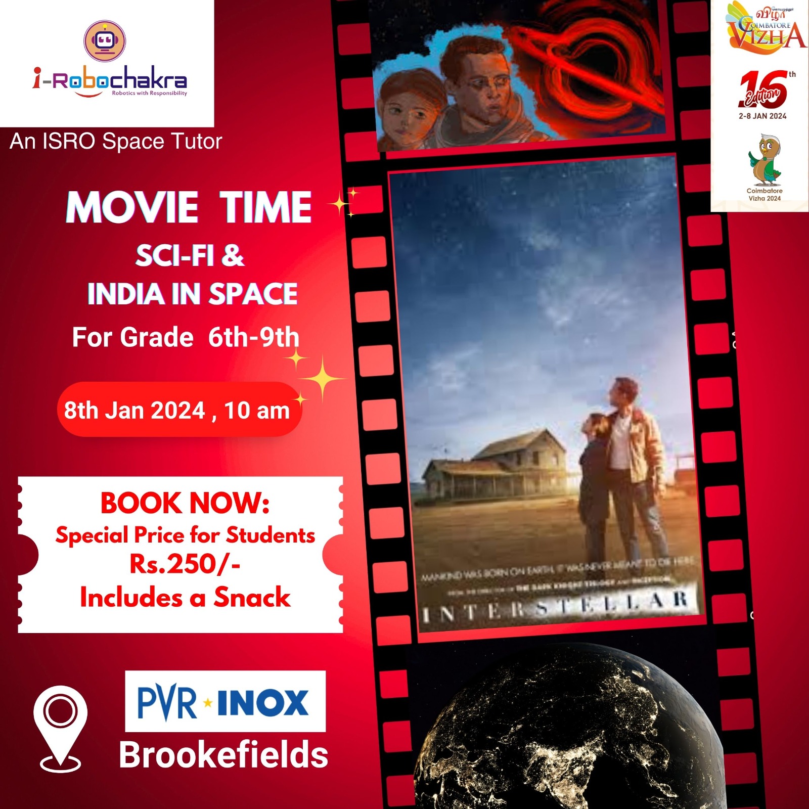 i-Robochakra-an ISRO Space Movie & Responsible Innovators- Bootcamp