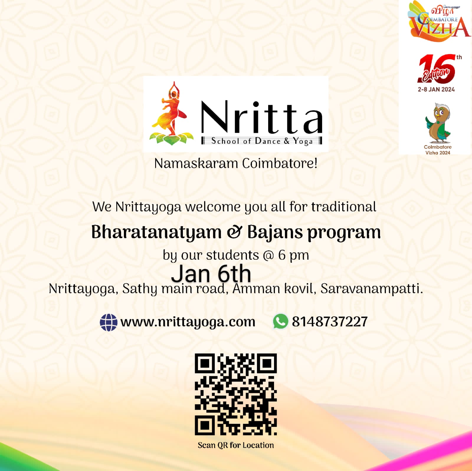 Bharatanatyam & Bajans Program